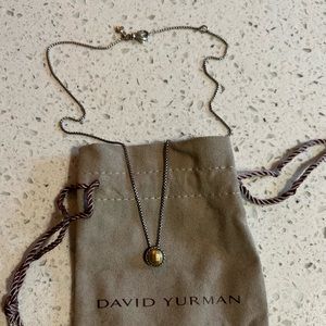 David Yurman ‘Châtelaine’ Pendant Necklace Gold